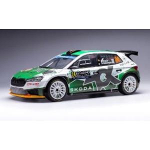 新品 18RMC155B イクソ 1/18 シュコダ ファビア Rally2 2023年モンテカルロ...