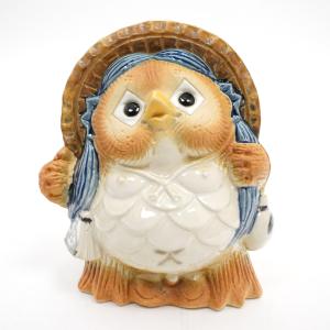 新品 信楽焼 5号アマビエ狸 疫病よけ＆商売繁盛 ピンク : ブーストギア