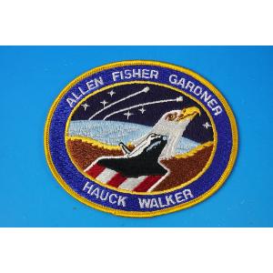 ワッペン USSF アメリカ宇宙局 NASA スペースシャトル HAUCK WALKER ディスカバリー ベルクロなし/中古