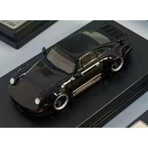 新品  Flame 1/64 ポルシェ Porsche RWB 964 A/Glossy Black Big ducktail 限定229台