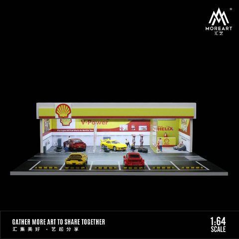 予約 MO936103 MoreArt 1/64  ジオラマ ガレージ diorama garage...
