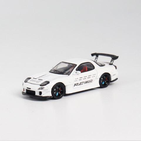 予約  BSC 1/64 マツダ Mazda RX7 FD6S 開閉ボンネットwhite