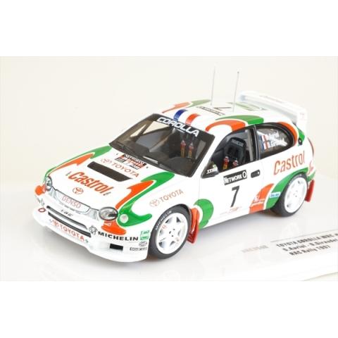 新品特価 RAC394B イクソ 1/43 トヨタ カローラ WRC 1997年RACラリー #7 ...