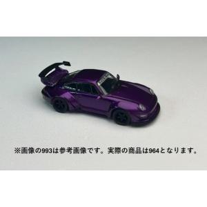 新品  Flame 1/64 ポルシェ Porsche RWB B/ 964 Purple Carb...