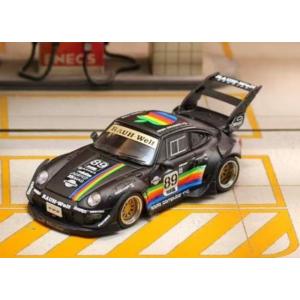 新品  SW Street Weapon 1/64  RWB 993 Matte Black App...