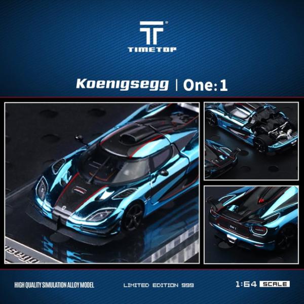 予約 TT644818 TimeTop x Time Model 1/64 ケーニグセグ Koeni...