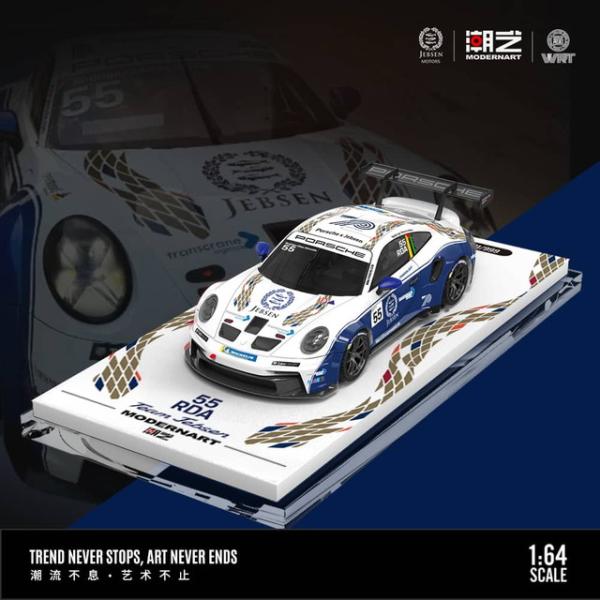 新品 MD647316 ModernArt x WRT 1/64  911 GT3 Cup Whit...