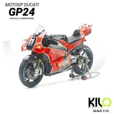予約 KLW0015-04 KILOworks 1/12 ドゥカティ PRAMAC MOTO GP ...