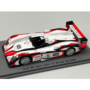 1/43 スパーク S0674 アウディ R8 チーム GOH ルマン 優勝 2004 #5