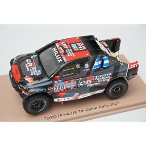 1/43 スパーク S5887 トヨタ ハイラックス ダカールラリー 7th 2023