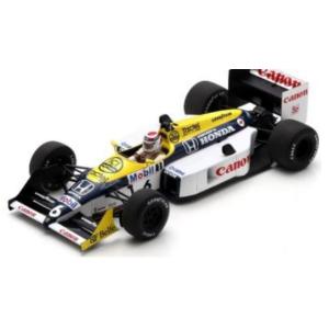予約 18S739 スパーク 1/18  ウィリアムズ Williams FW11B #6 優勝 イタリア Italian GP 1987 N. ピケ