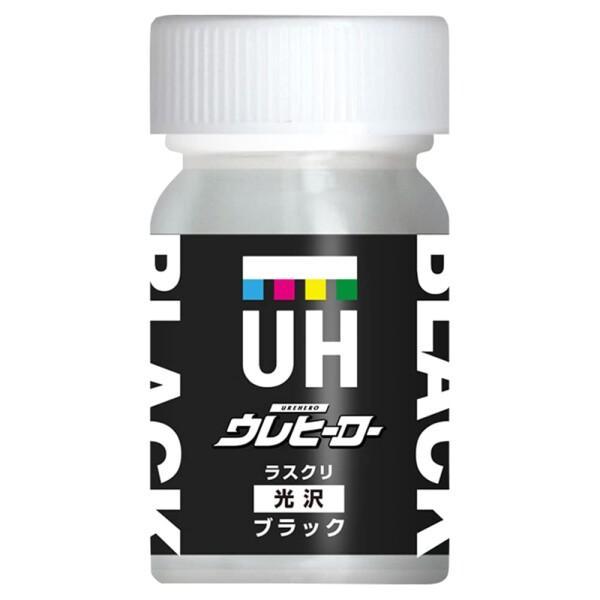 斉藤塗料 ウレヒーローラスクリ ブラック(光沢あり) 50ml