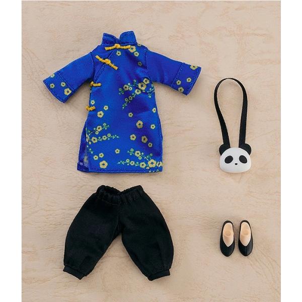 グッドスマイルカンパニー ねんどろいどどーる おようふくセット チャイナ服 ロング丈(ブルー)
