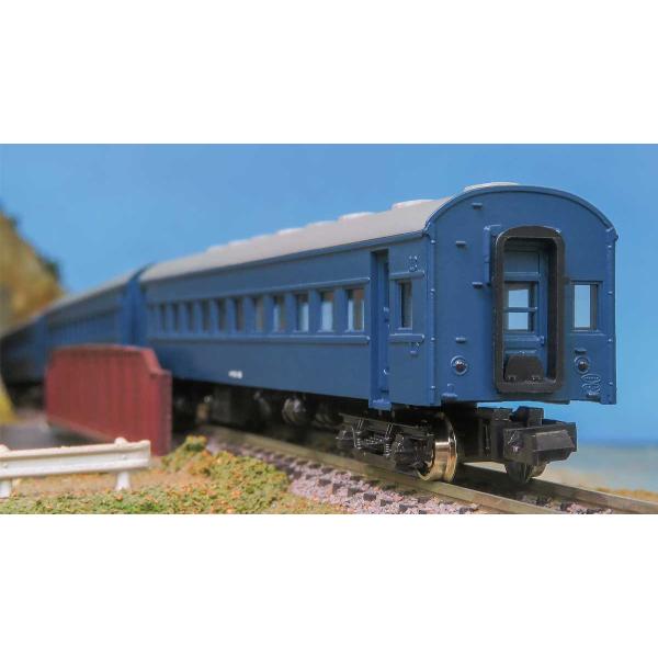 グリーンマックス 19509 着色済み Eキット オハ61系(青色)6両編成セット