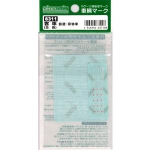 グリーンマックス 6311 白/客車 郵便・荷物車