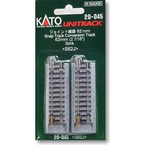 20-045 ジョイント線路62mm(2本) KATO/