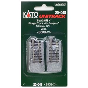 20-048 車止め線路C 50mm(2本) KATO/新品 : ブーストギア ヤフー店