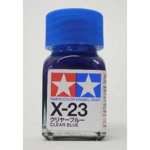 タミヤ エナメル X023 クリヤーブルー