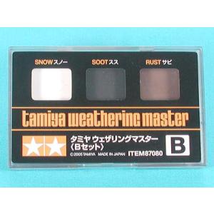 タミヤ 87080 ウェザリングマスターBセット スノー