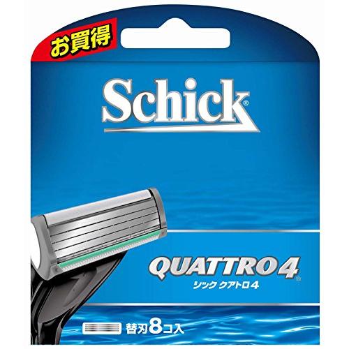 シック Schick クアトロ4 4枚刃 替刃 (8コ入)