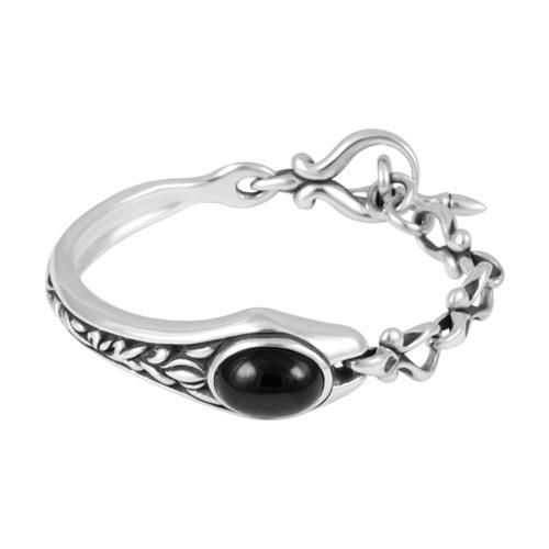 FREE STYLE ブラックスター ハーフバングル バングル シルバー レディースアクセサリー ブ...