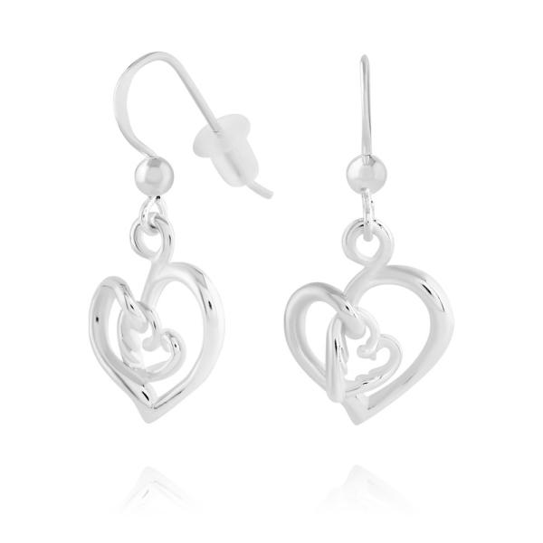 FREE STYLE スイングハート シルバー ハートピアス 両耳セット シルバー レディースピアス...