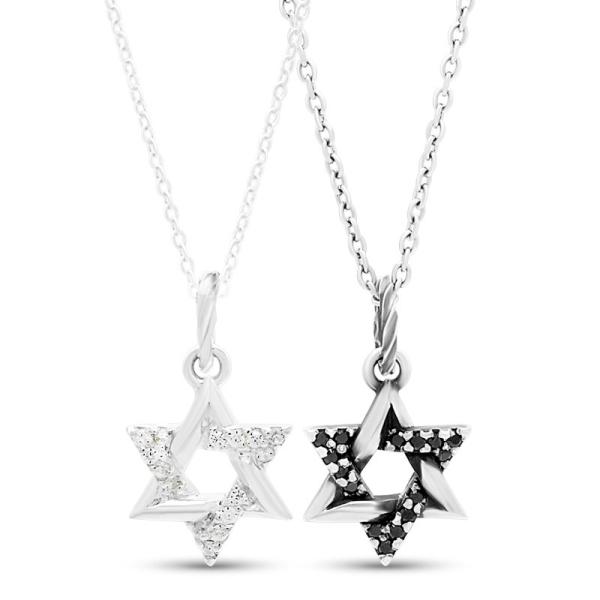 FREE STYLE ダビデ 六芒星 ペアネックレス シルバー ペアアクセサリー ペアペンダント ペ...