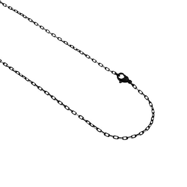 FREE STYLE 公式通販 ステンレスチェーン メンズチェーン ステンレス アズキ ブラック 黒...