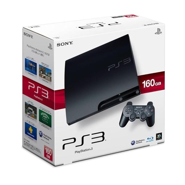 【整備済み品】 PlayStation 3 (160GB) チャコール・ブラック (CECH-300...