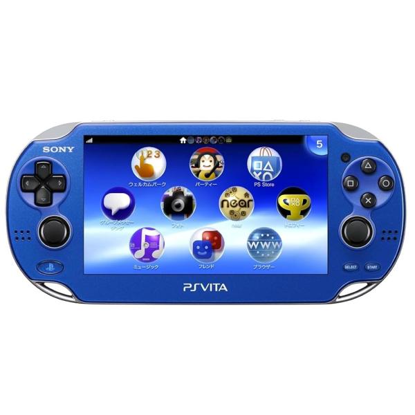 【整備済み品】 PlayStationVita Wi-Fiモデル サファイア・ブルー (PCH-10...