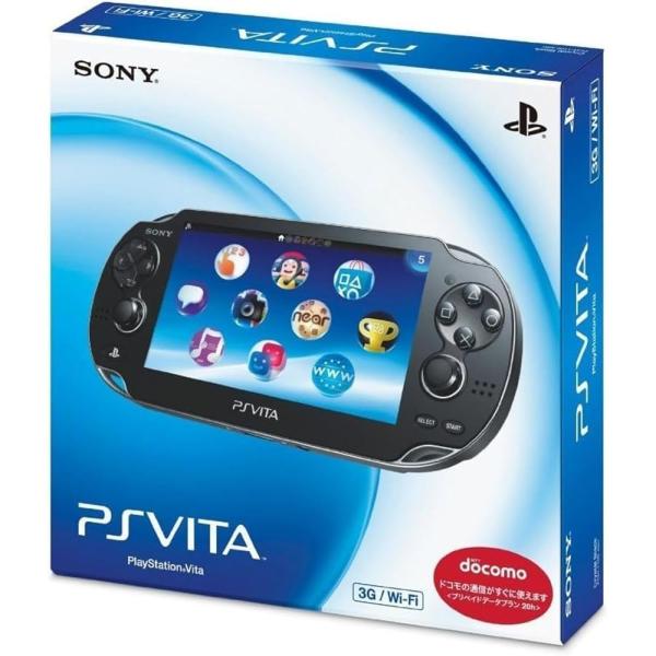 【整備済み品】 PlayStation Vita 3G/Wi-Fiモデル クリスタル・ブラック PC...