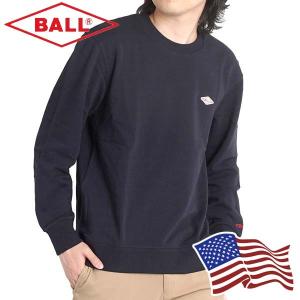 BALL トレーナー メンズ ブランド 長袖 裏毛 春 秋冬 インナー