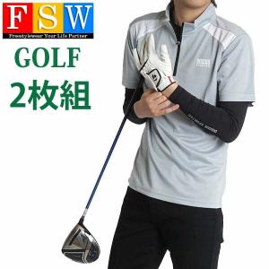 ゴルフウェア メンズ ポロシャツ ロンt メンズ 長袖