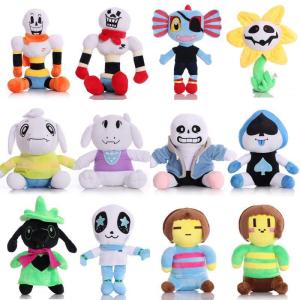 アンダーテール グッズ sans undertale ぬいぐるみ サンズ パピルス キャラ フリスク おもちゃドール 誕生日 クリスマスプレゼント お歳暮 ギフト かわいい｜ふりーすとあ