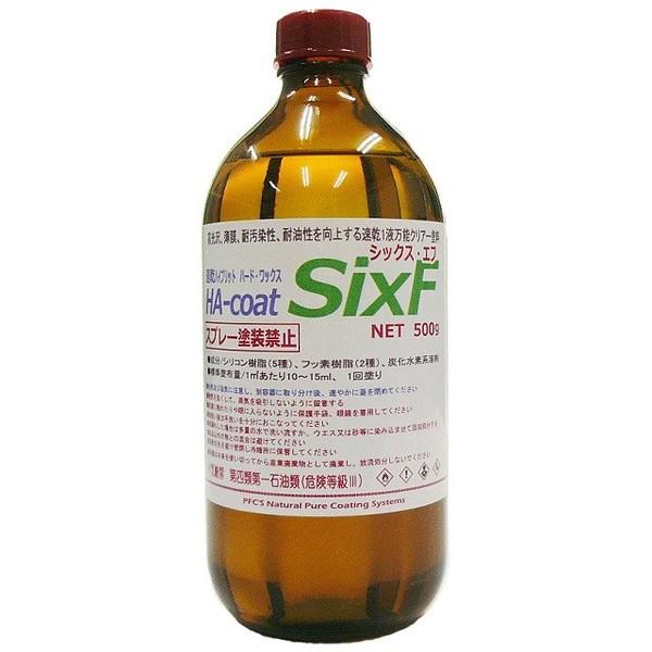 掃除 ガラスコーティング 50ｍ2用500g入り、シックス・エフ SixF 耐久性3年以上