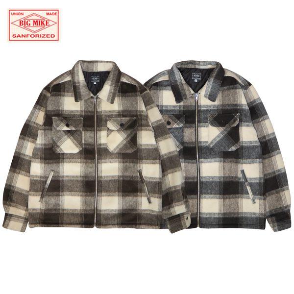 【セール40%OFF】BIG MIKE/ビッグマイク Check Quilting Jacket/チ...