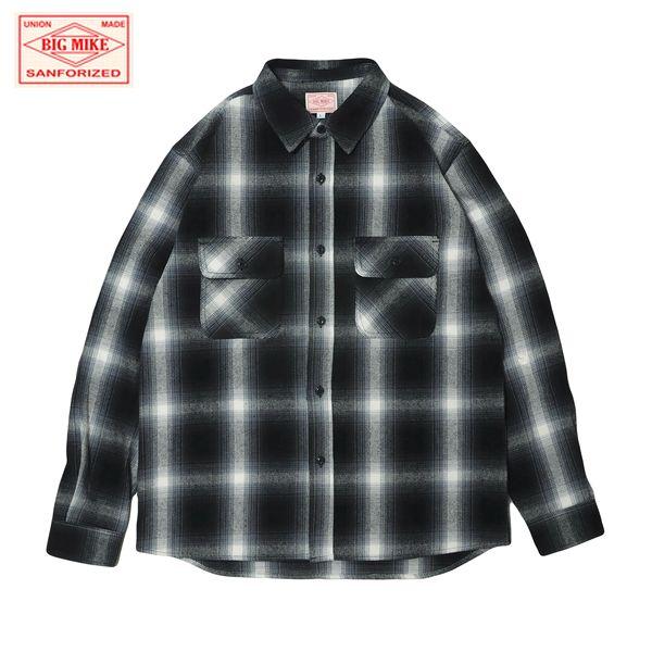 BIG MIKE/ビッグマイク Heavy Flannel LS Shirt/フランネルワークシャツ...