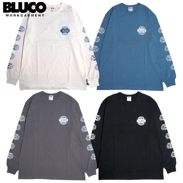 BLUCO/ブルコ PRINT LS TEE -Oil-/ロングスリーブTシャツ 151-12-00...
