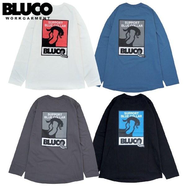 BLUCO/ブルコ RAGLAN LS TEE -Wolf-/ロングスリーブTシャツ 151-12-...