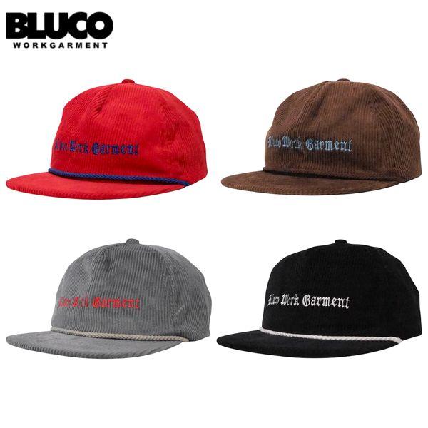 BLUCO/ブルコ CORDUROY CAP -Rope-/コーデュロイキャップ 155-61-03...