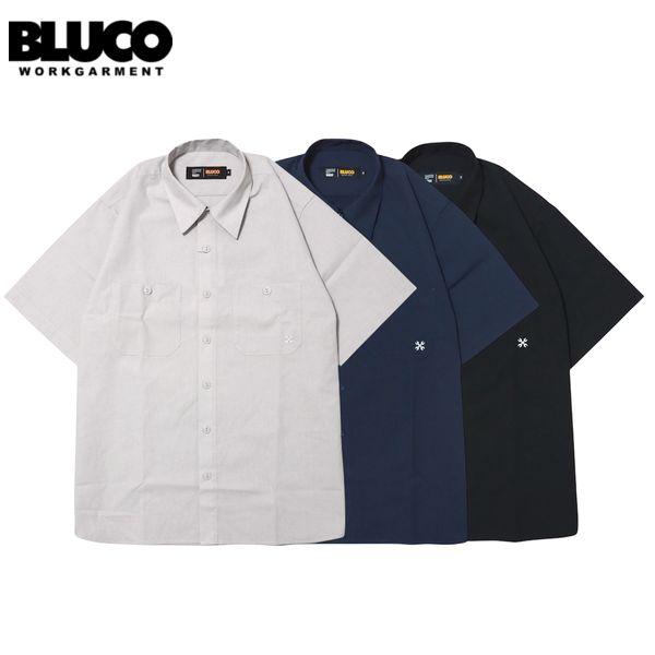 BLUCO/ブルコ STANDARD WORK SHIRT SS -SOLID-/スタンダードワーク...