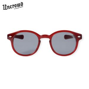 UNCROWD/アンクラウド MODEL-LUCE/サングラス 231-61-021・ DARK RED CLEAR-SMOKE｜freeway