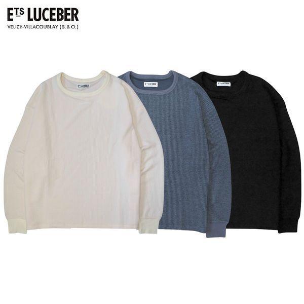 LUCEBER/ルースバー CREW NECK JACQUARD/クルーネックジャガードシャツ 24...