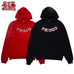 415 CLOTHING / FRISCO 415 HOODIE SWEAT プルオーバーフーディー・2color｜freeway