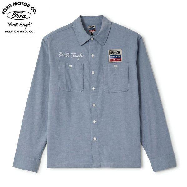 BRIXTON×FORD・FORD SERVICE DEPT WORKSHIRT/ワークシャツ(長袖...