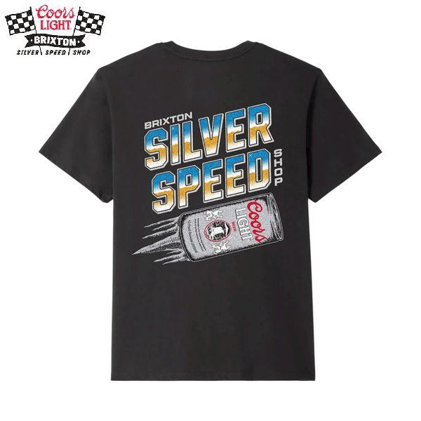 BRIXTON×COORS・COORS LIGHT SILVER SPEED SS STT/Tシャツ...