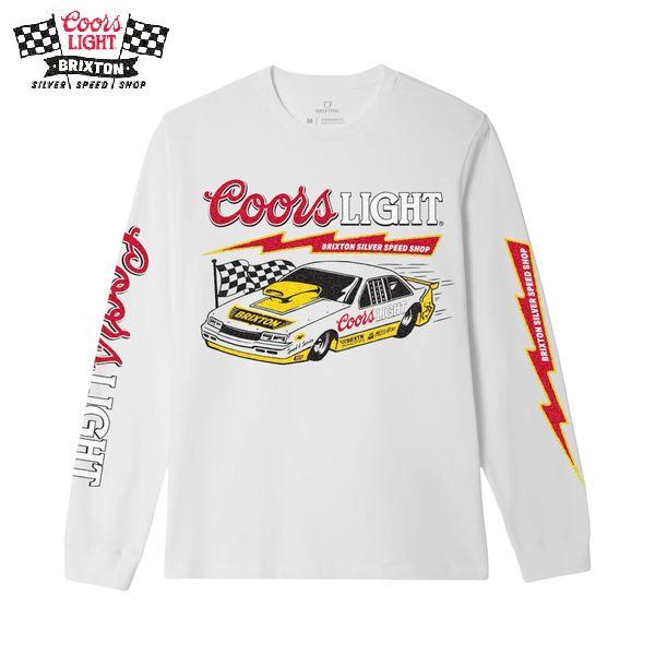 BRIXTON×COORS・COORS LIGHT BLOWER LS STT/ロングスリーブTシャ...