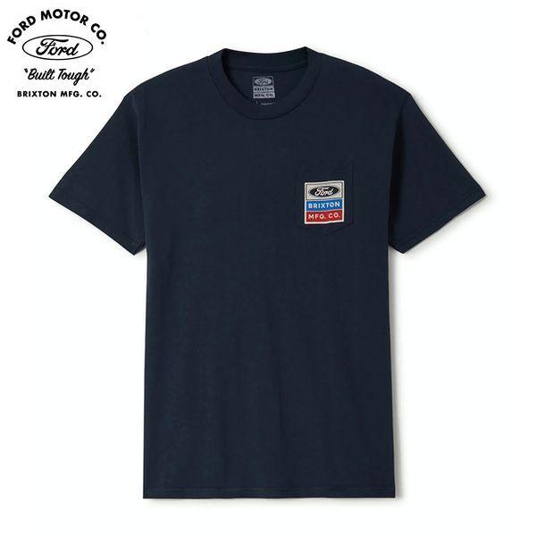 BRIXTON×FORD・FORD SERVICE DEPT POCKET T-SHIRT/ポケット...