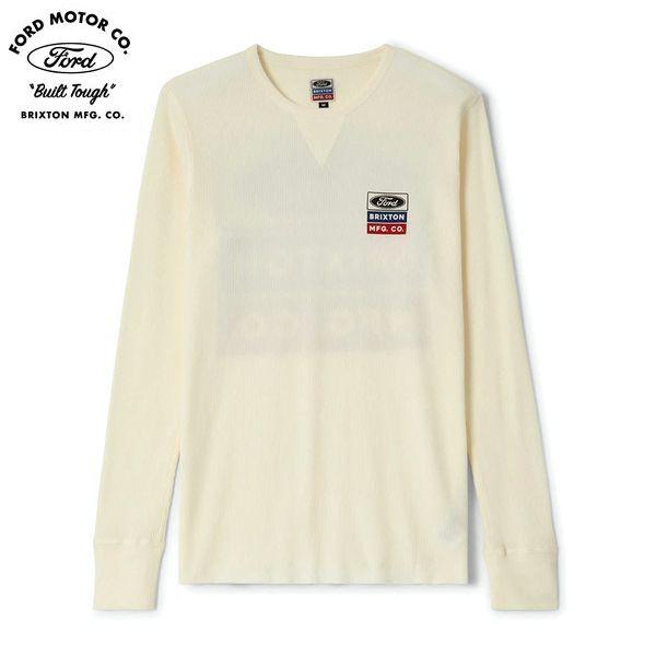 BRIXTON×FORD・FORD SERVICE DEPT WAFFLE LS/ワッフルTシャツ ...
