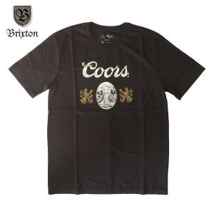 BRIXTON×COORS/ブリクストン×クアーズ HOPS II SS TEE/Tシャツ・BLACK｜freeway